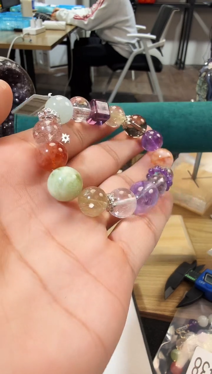 未镶嵌手链水晶晶1146 约12mm