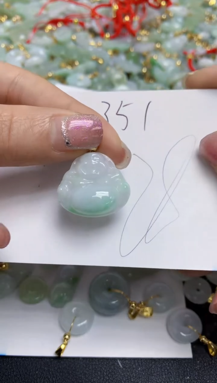 【闪购商品】翡翠颈饰合金天然翡翠A货