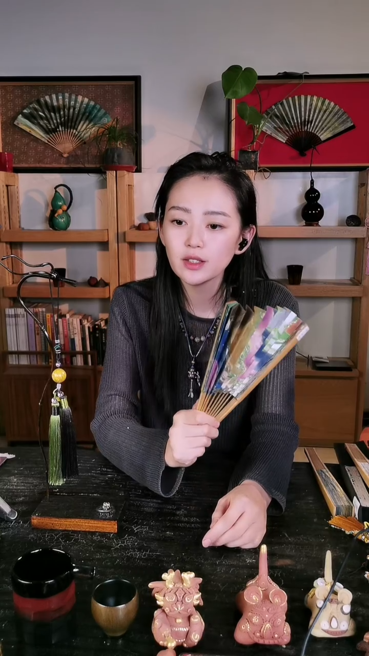 九色鹿漆扇敦煌系列