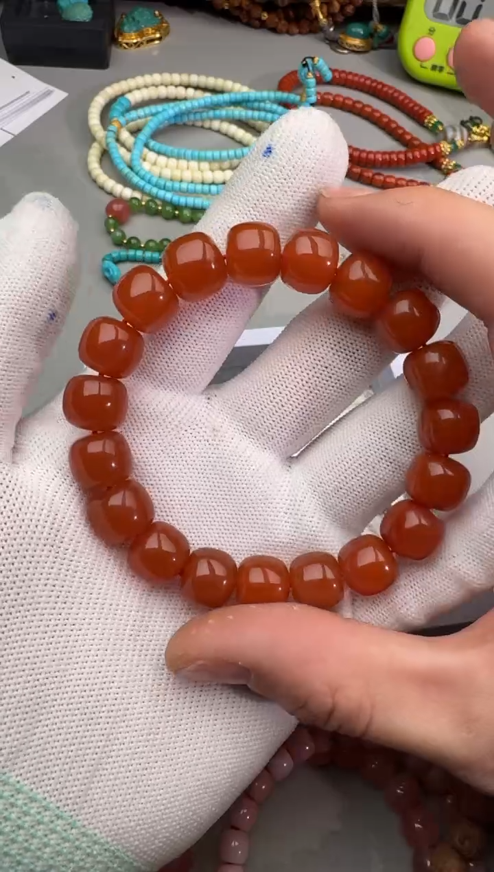 【闪购商品】南红玛瑙手串未镶嵌南红玛瑙单圈