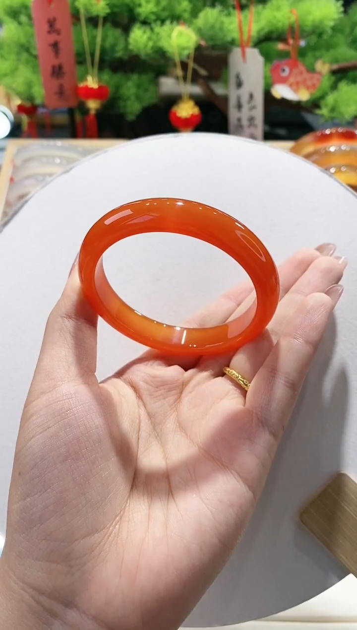【闪购商品】玛瑙/玉髓手镯未镶嵌111-55