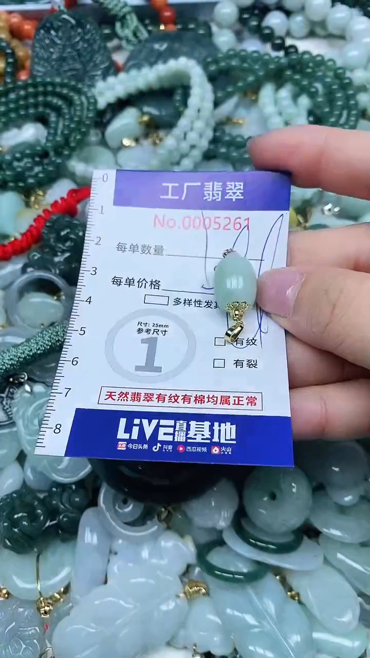 【闪购商品】翡翠吊坠(不含链)未镶嵌翡翠