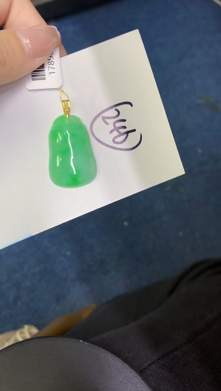 【闪购商品】翡翠颈饰18K金镶嵌0000000000