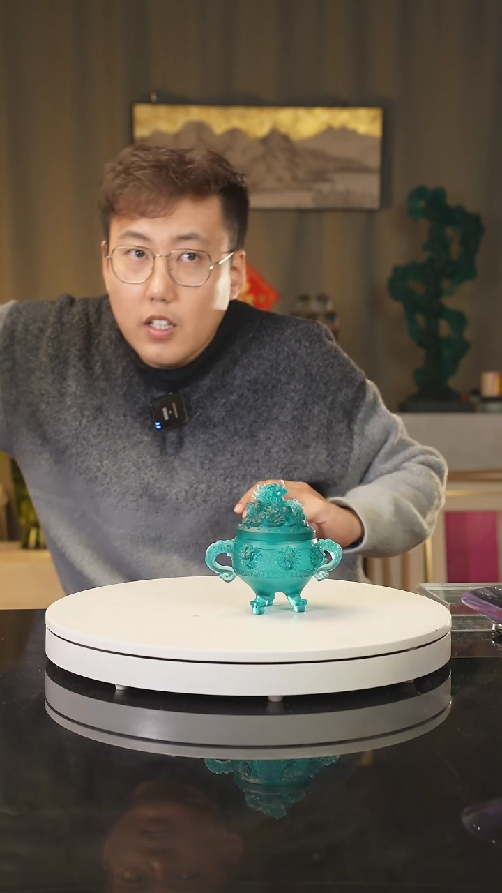 【闪购商品】雅致水晶陶瓷瓷片艺术摆件礼品