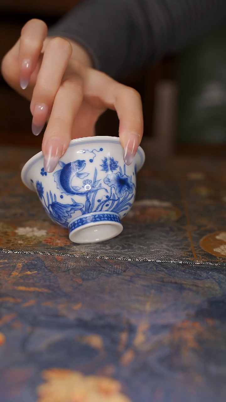 杯望月怀古  鱼澡小压手