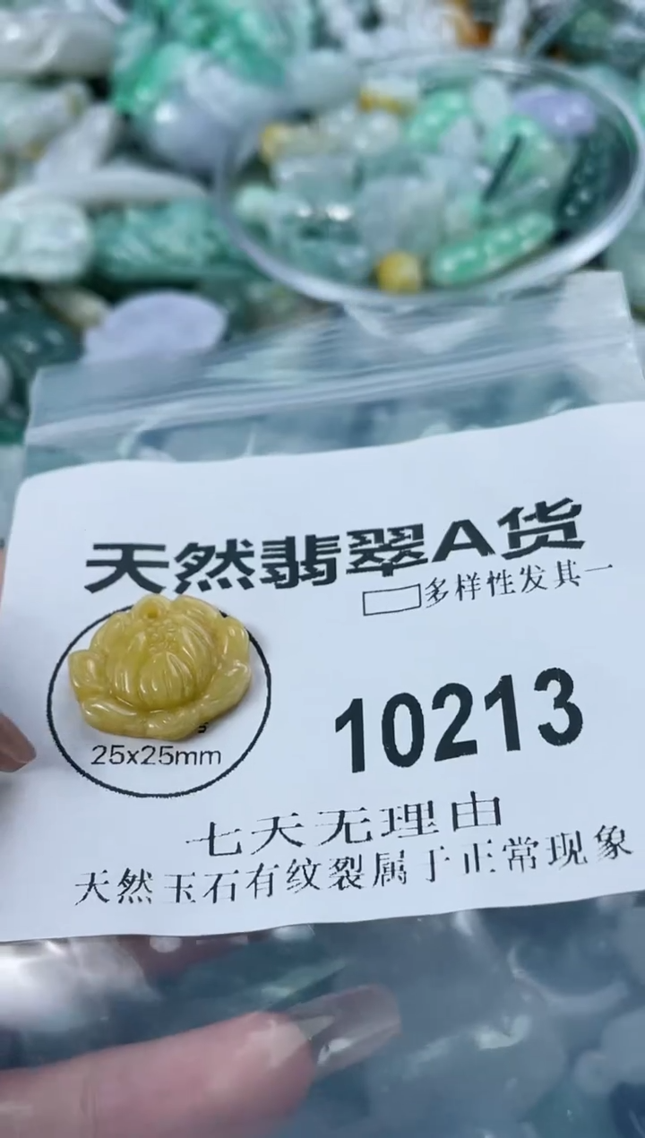 翡翠未镶嵌颈饰闪购商品  10213 多样性发其一