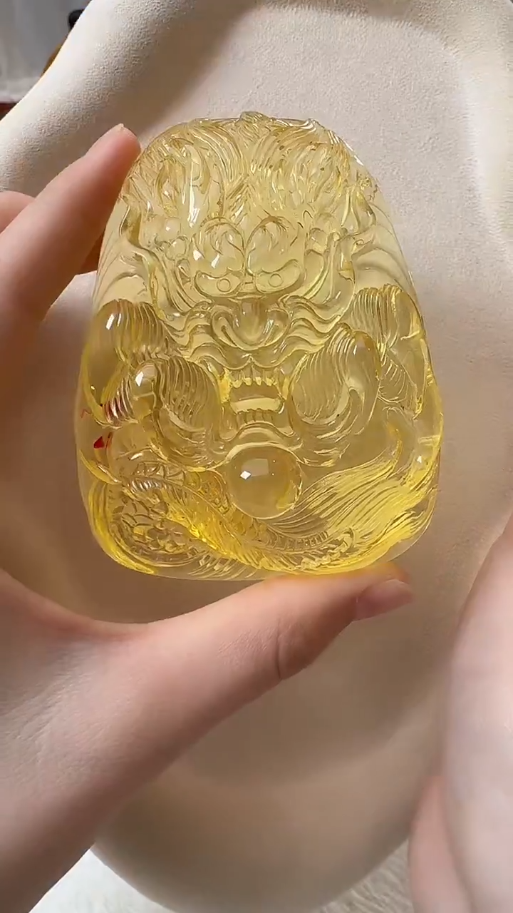 琥珀颈饰未镶嵌吊坠