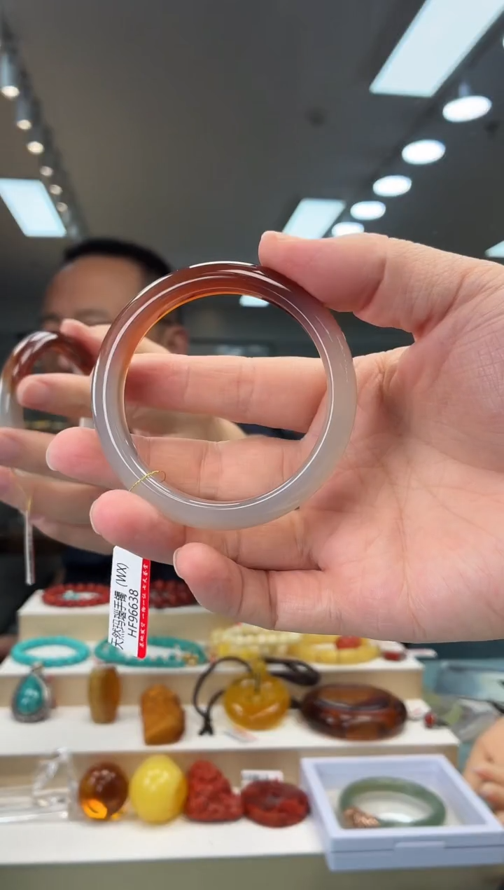 手镯玛瑙/玉髓未镶嵌手镯56