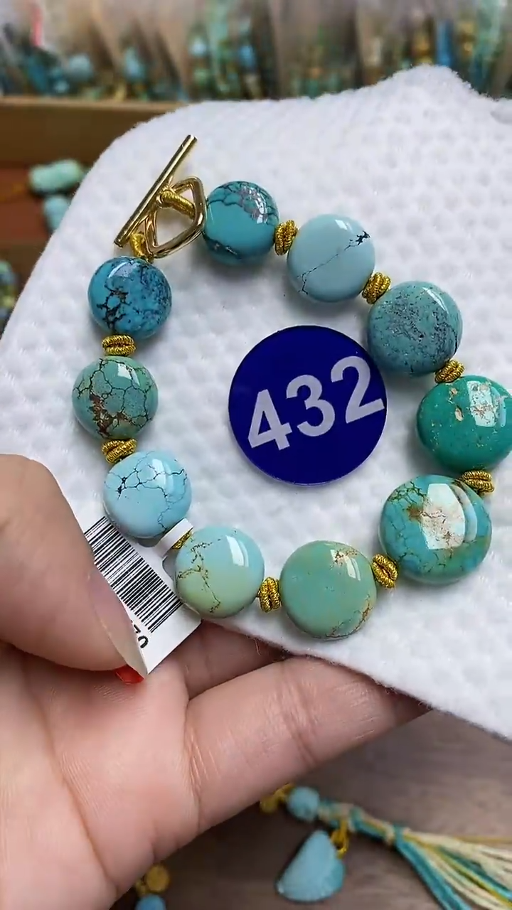 【闪购商品】绿松石手链合金432手链