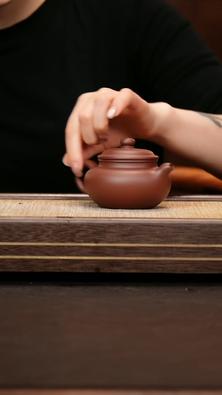 茶壶紫砂中槽清 仿古 小号160-170cc