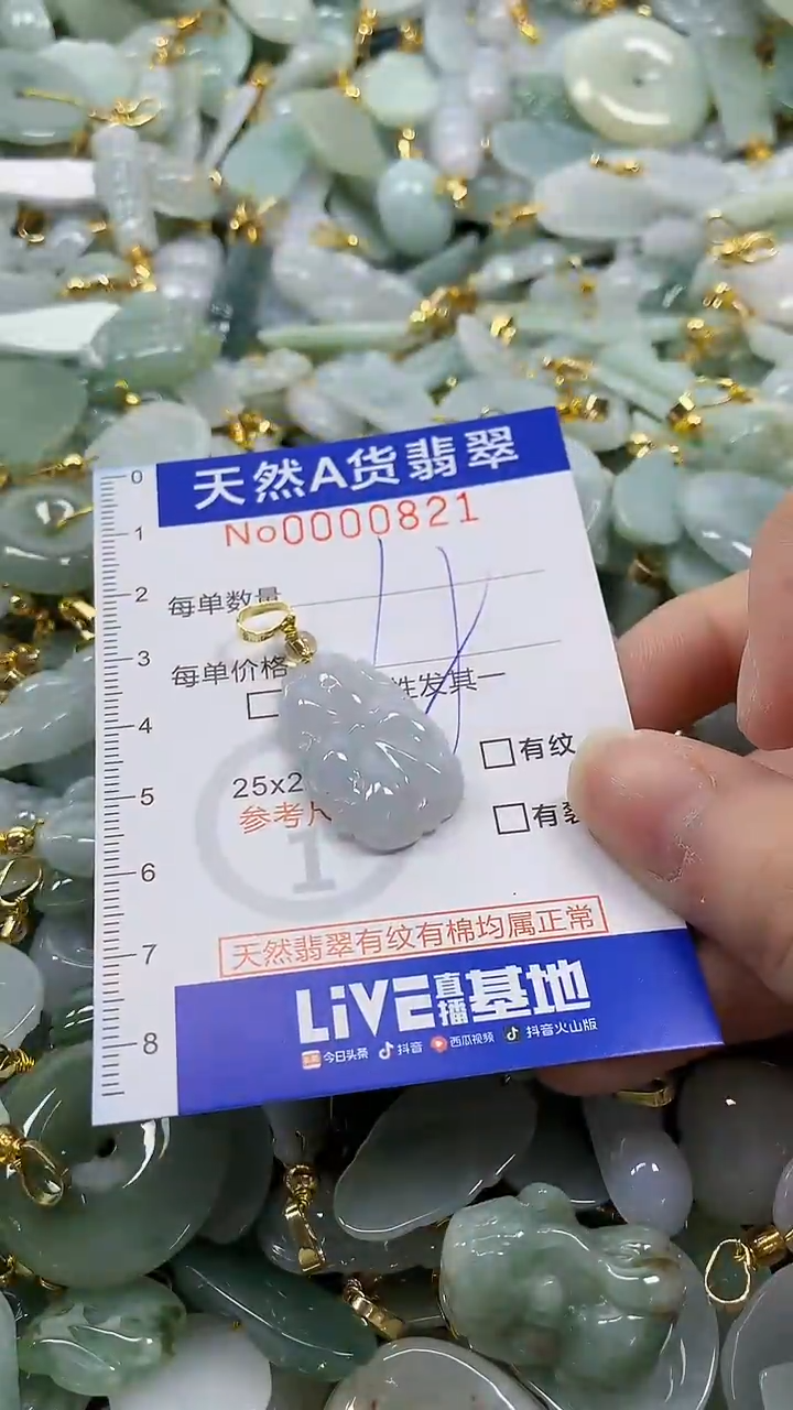 颈饰未镶嵌翡翠纯天然a货翡翠