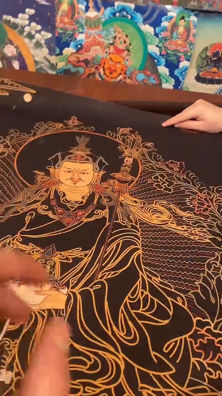 装裱画精美唐卡tk16072
