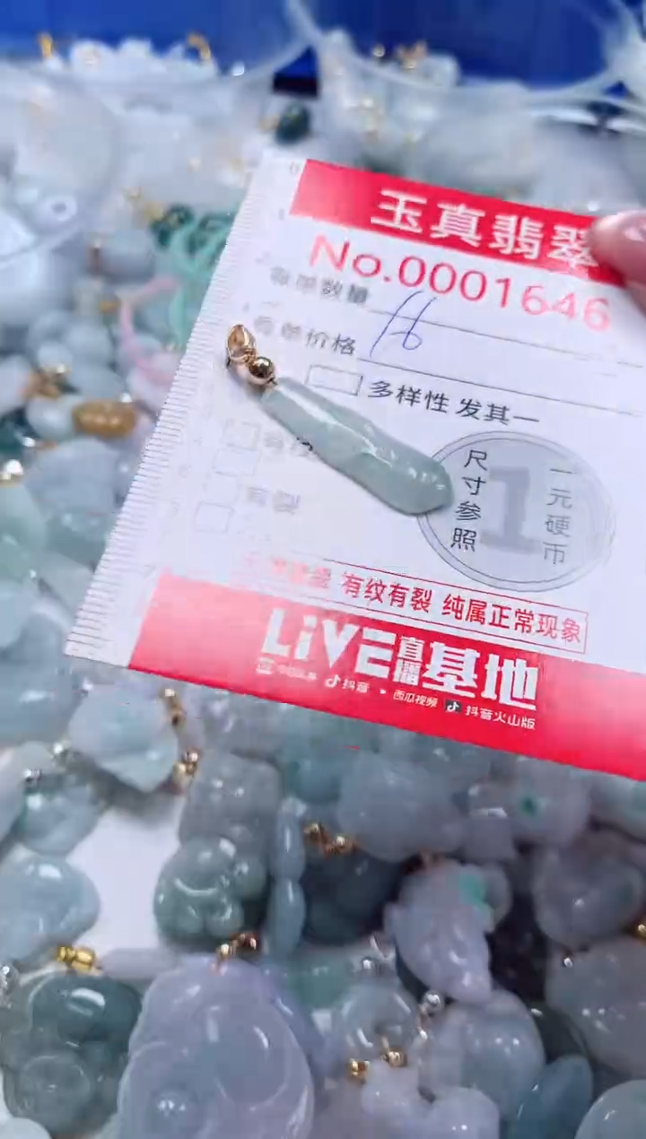 吊坠(不含链)未镶嵌翡翠1646