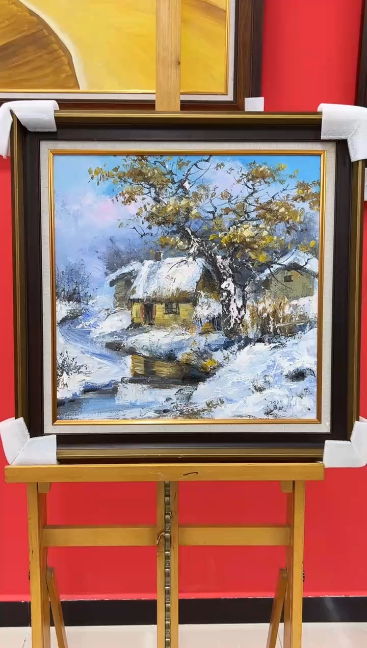 【闪购商品】油画梁静-50×50-油画作品