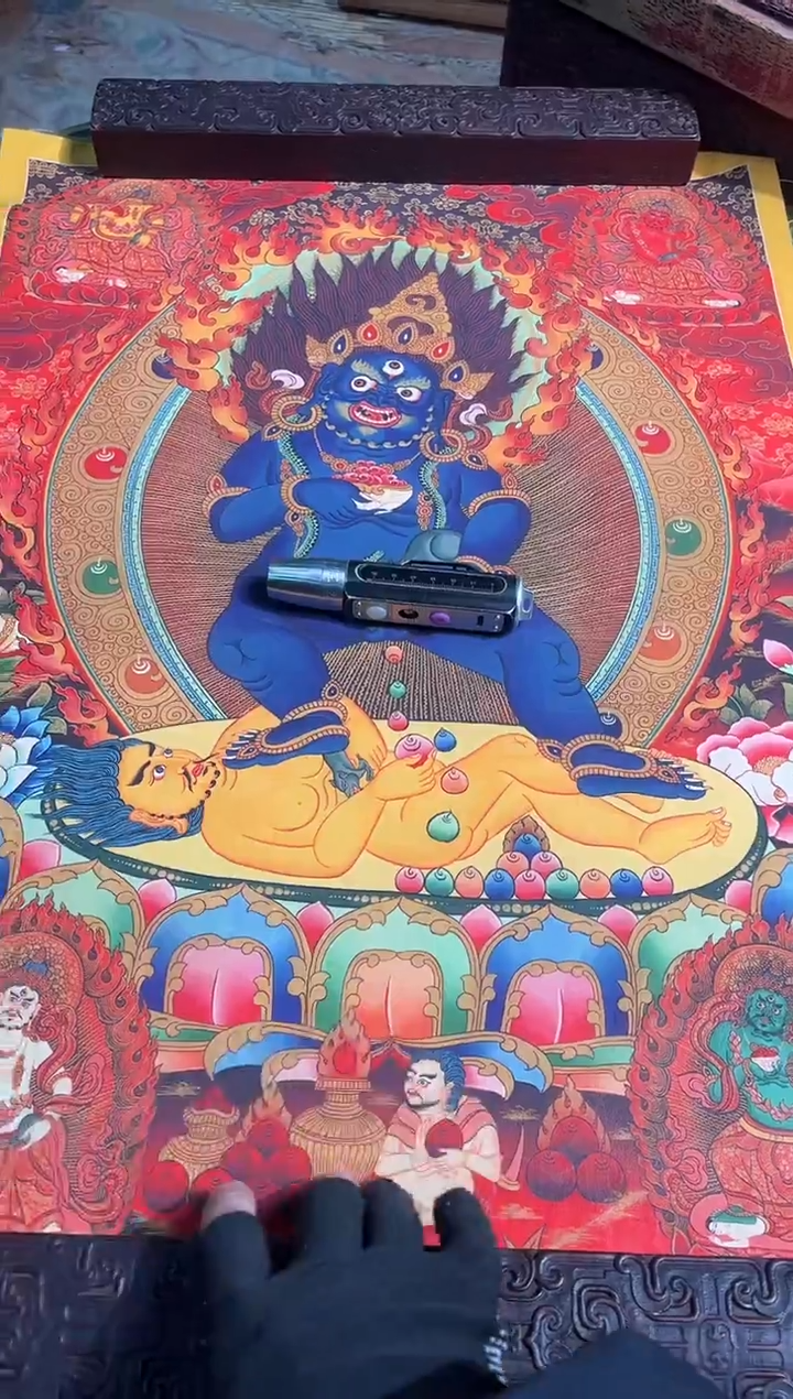 卷轴画路路的唐卡tk160