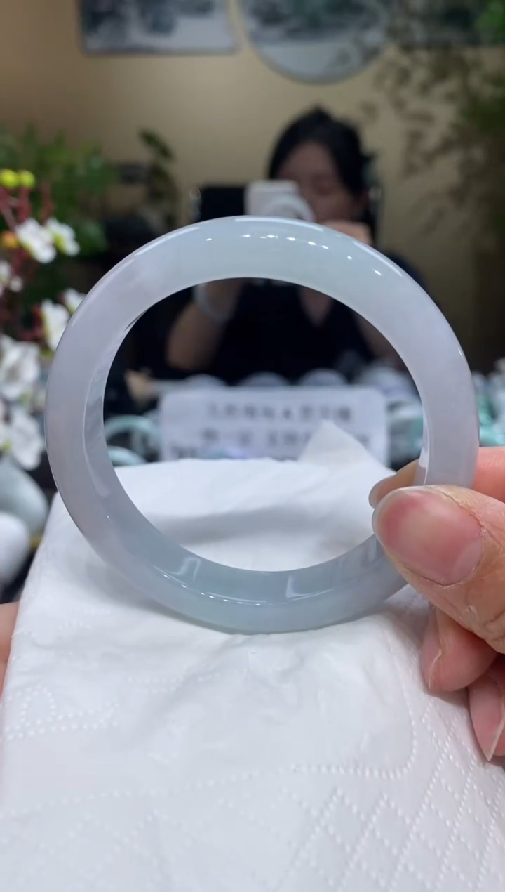 翡翠手镯未镶嵌翡翠56-57