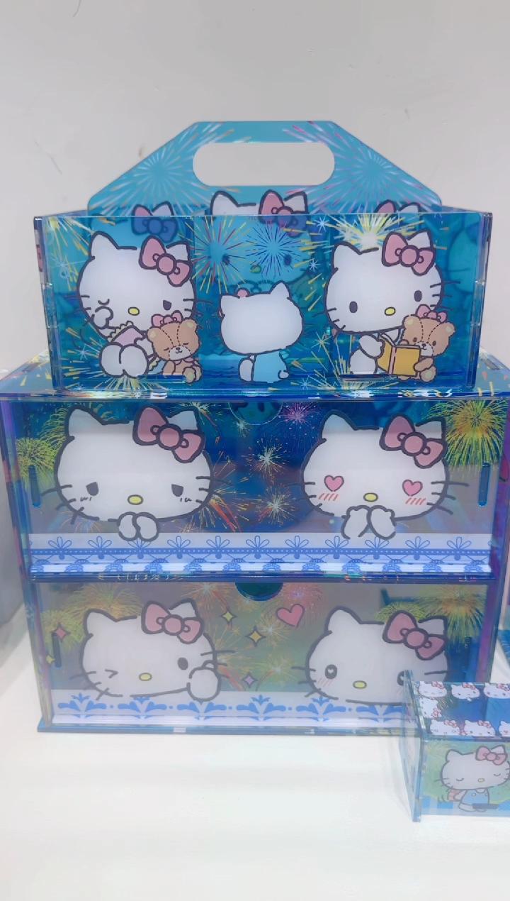 【极光蓝KT巨型双抽宠手提蓝】