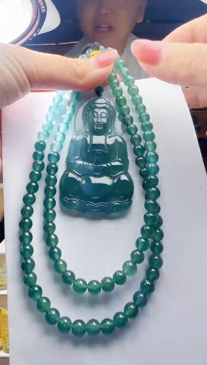 颈饰未镶嵌翡翠多样性发其一79573  