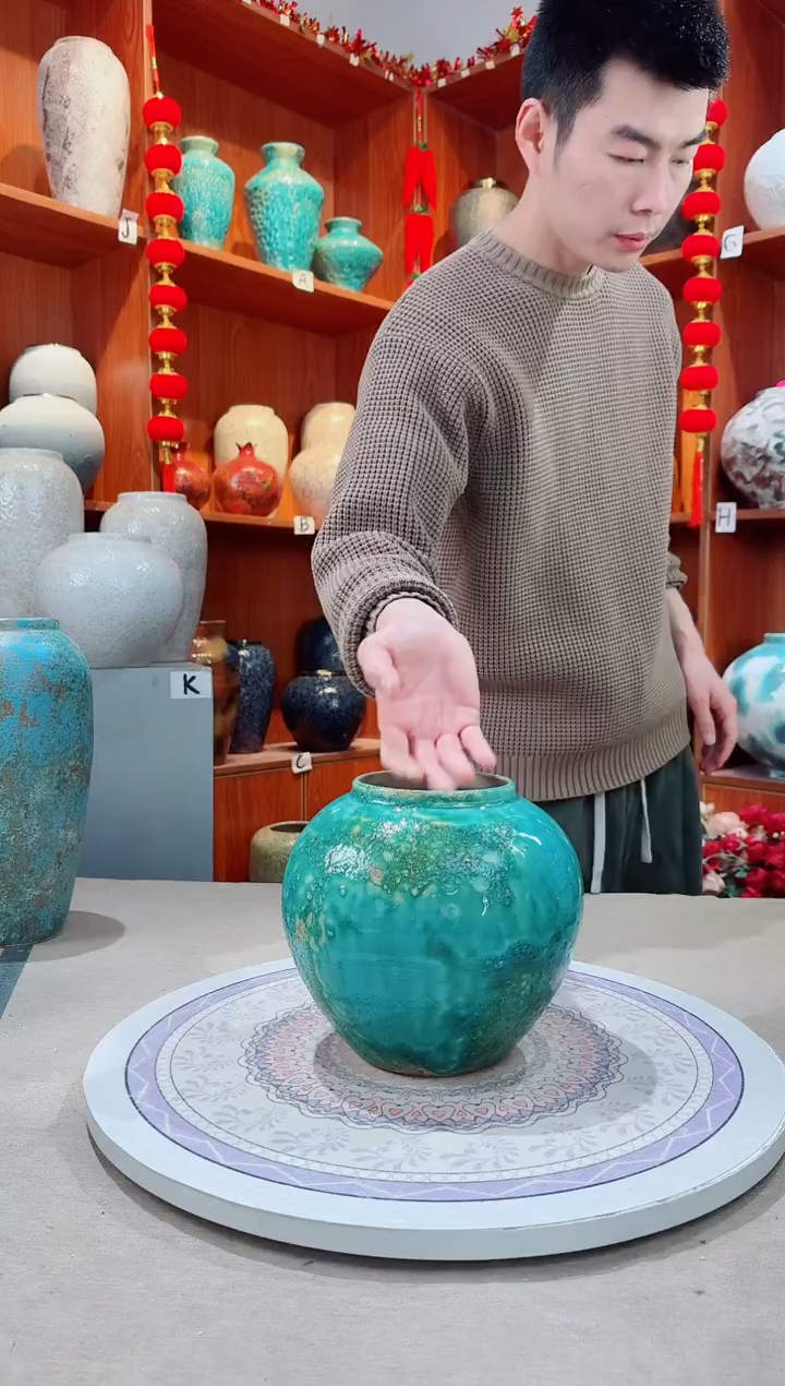 【闪购商品】瓶陶瓷花瓶 无花 草原映像小号