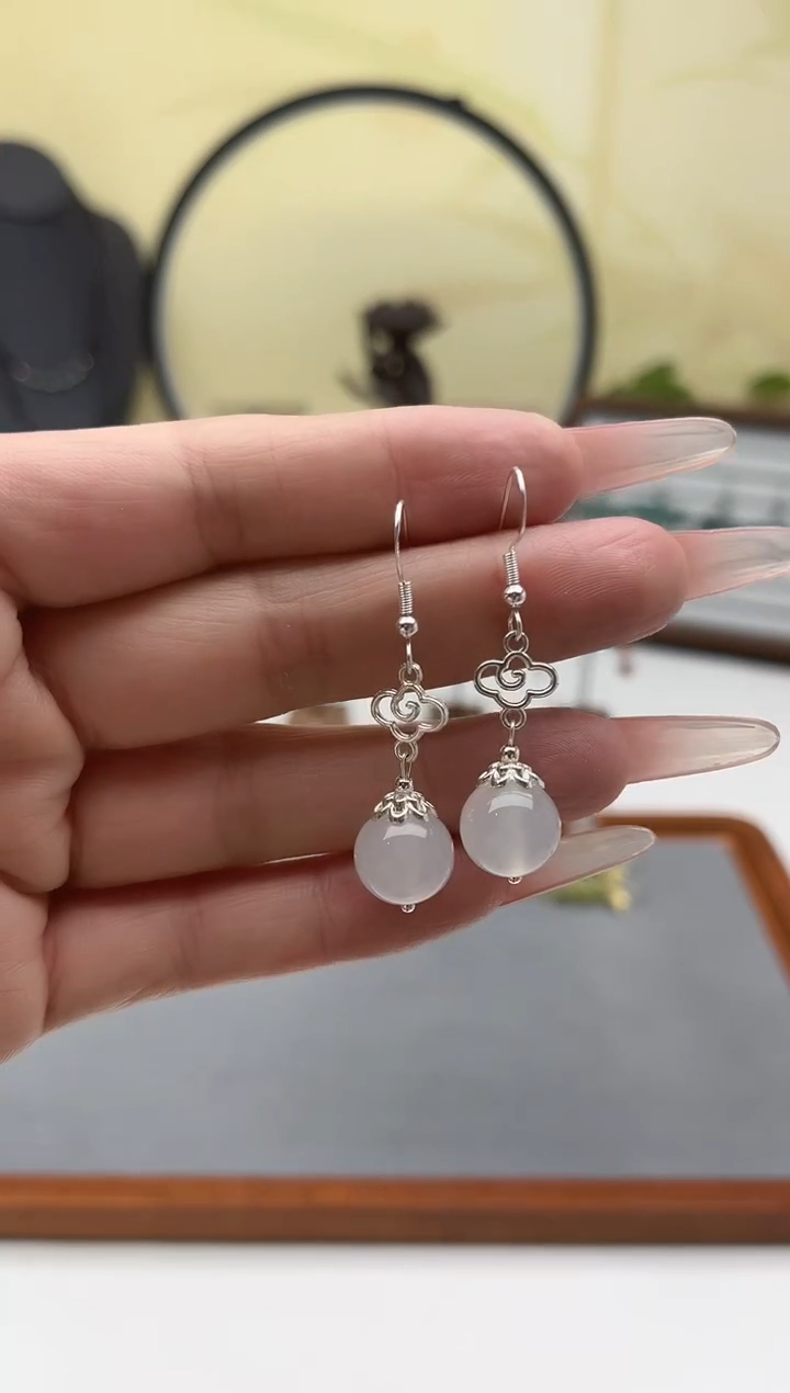 未镶嵌耳饰玛瑙/玉髓630