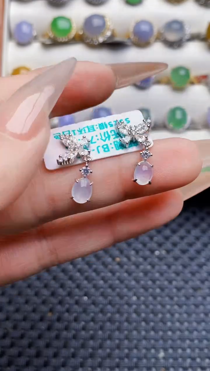 银S925镶嵌戒指翡翠2092