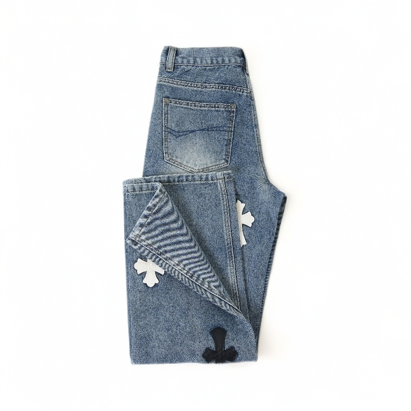 林爆爆【印记】2026气质百搭高街时尚设计重工款牛仔裤