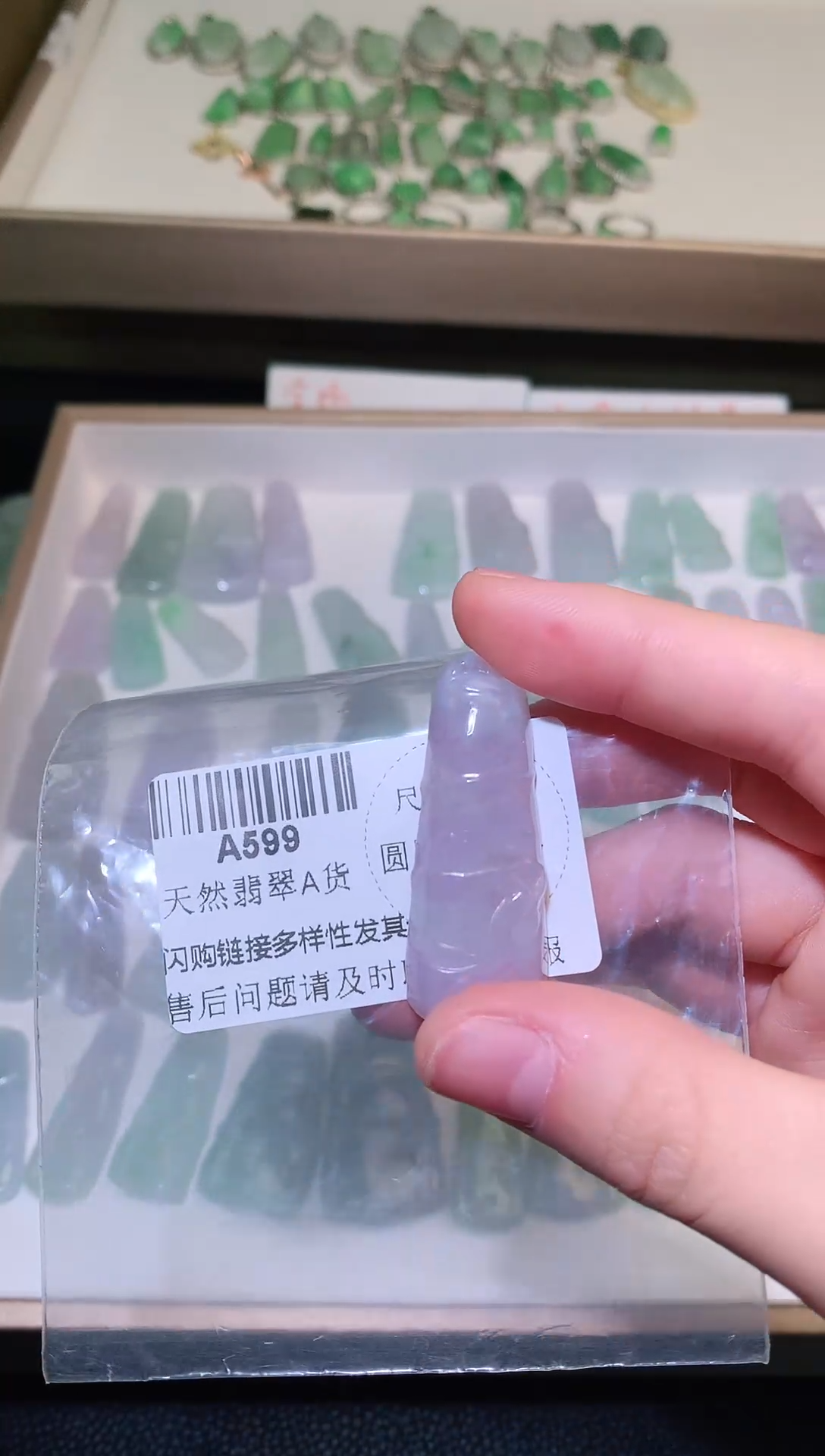 【闪购商品】翡翠颈饰未镶嵌精美翡翠A599