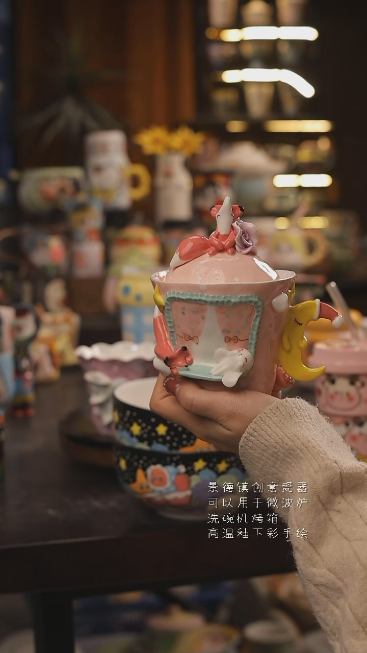 景德镇釉下彩绘设计师款式陶瓷