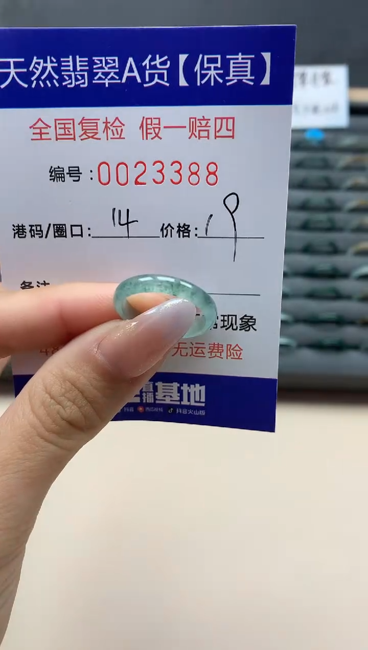 【闪购商品】翡翠戒指未镶嵌天然23388