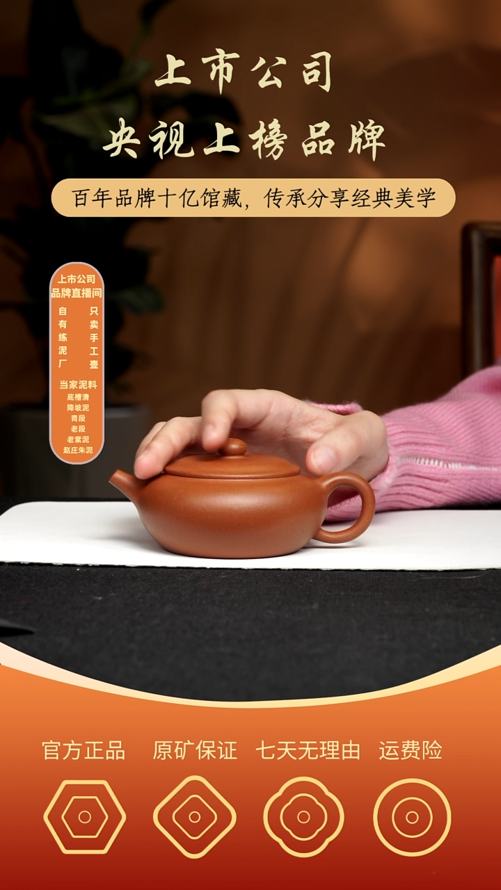 【闪购商品】紫砂茶壶容歆降坡泥