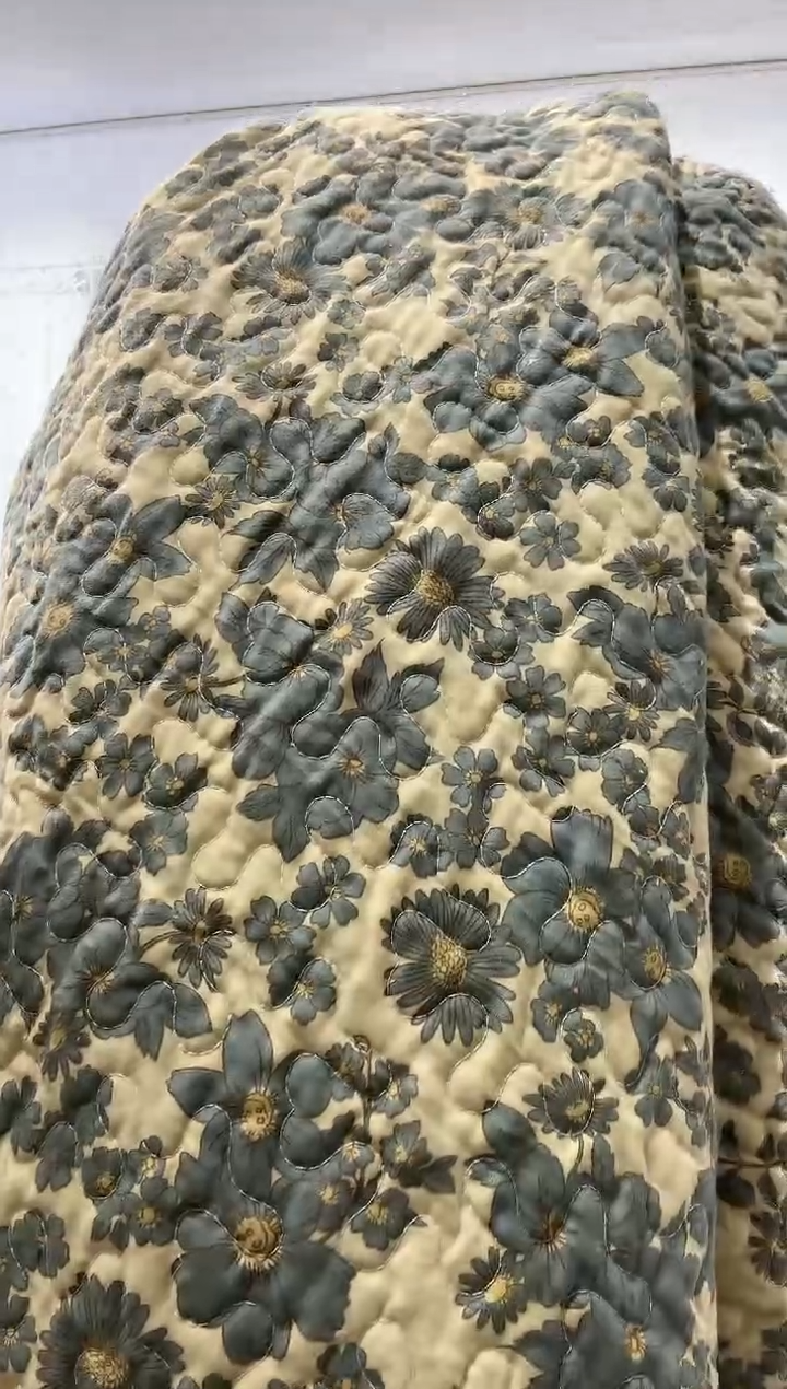 棉200*220纯棉床盖102号拼接瑕疵