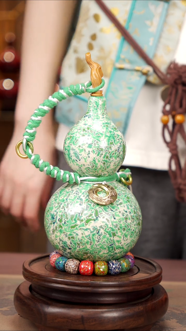 【闪购商品】61易林高端工艺大漆酒葫芦--278