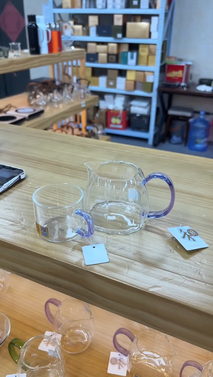 禾器倾妍茶海浅紫色+禾器清尚杯一个装