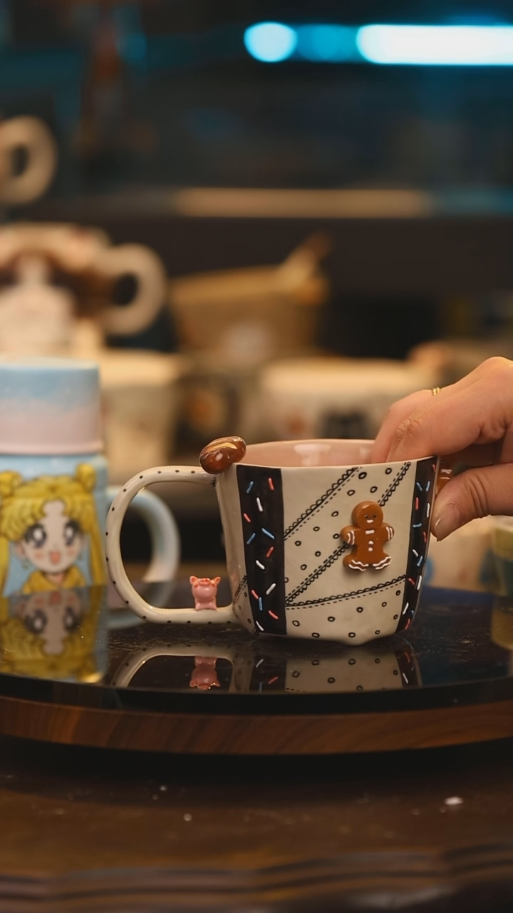 【闪购商品】摆件景德镇高温釉下彩手绘