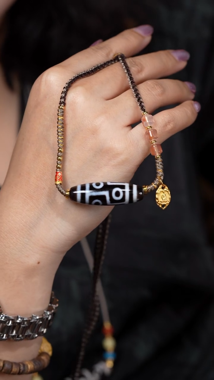 【闪购商品】玛瑙/玉髓颈饰未镶嵌Y62270折线六Y锁骨链