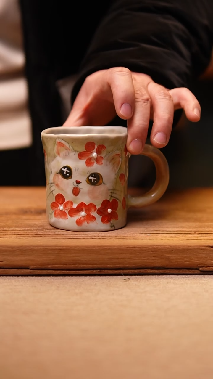 【闪购商品】@@陶园瓷舍@@纯手工手绘@高温釉下彩