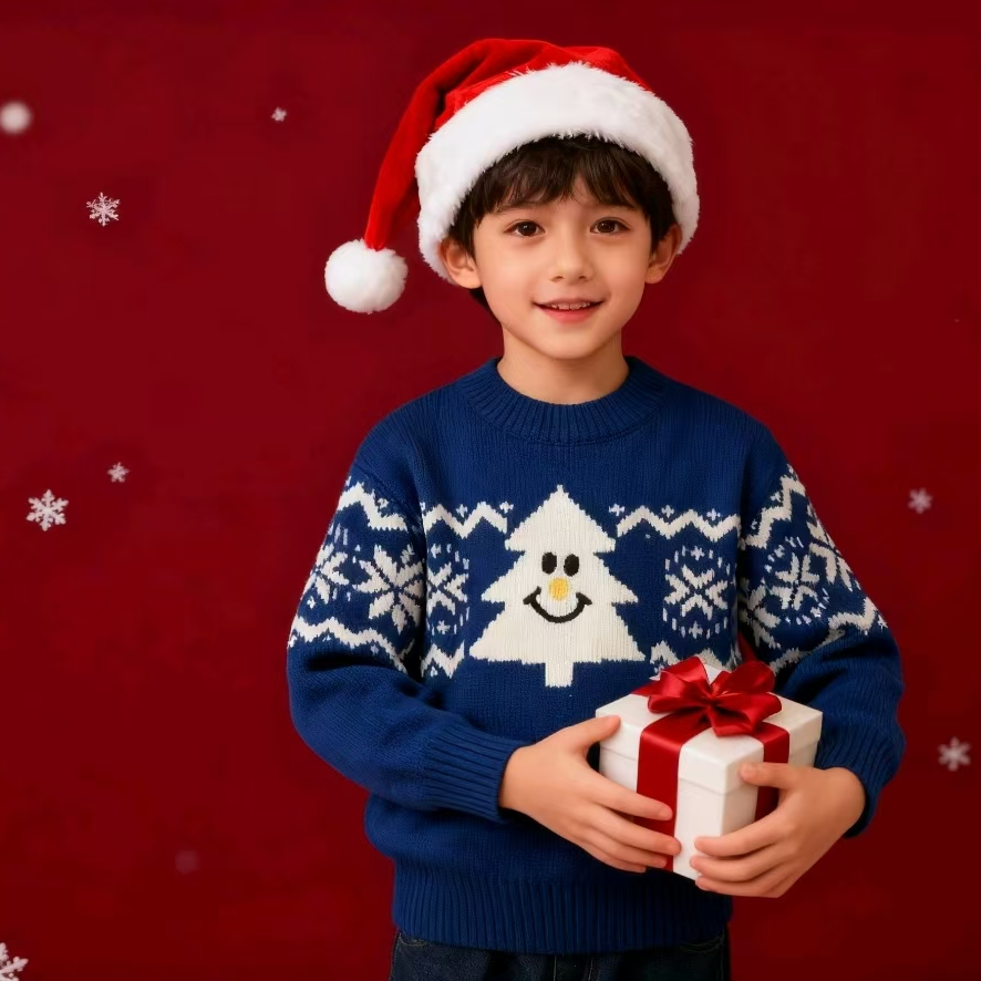 圣诞款毛衣春秋款