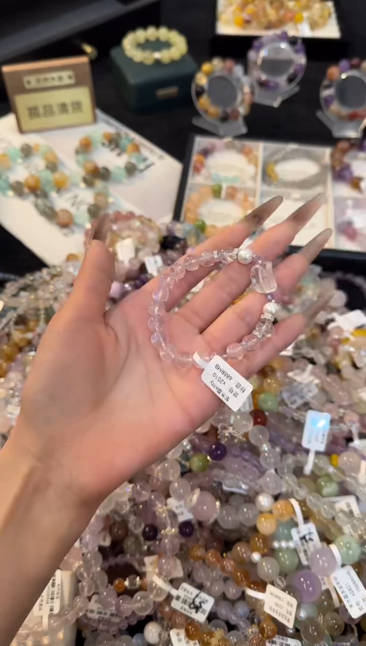 合金手链水晶紫水晶x2010