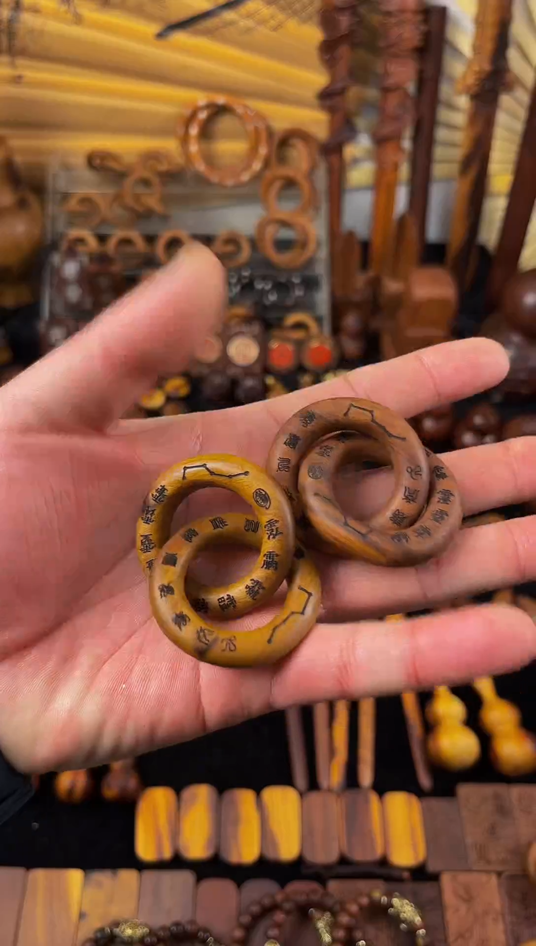 【闪购商品】枣木枣木乾坤圈小圈刻字包邮到家