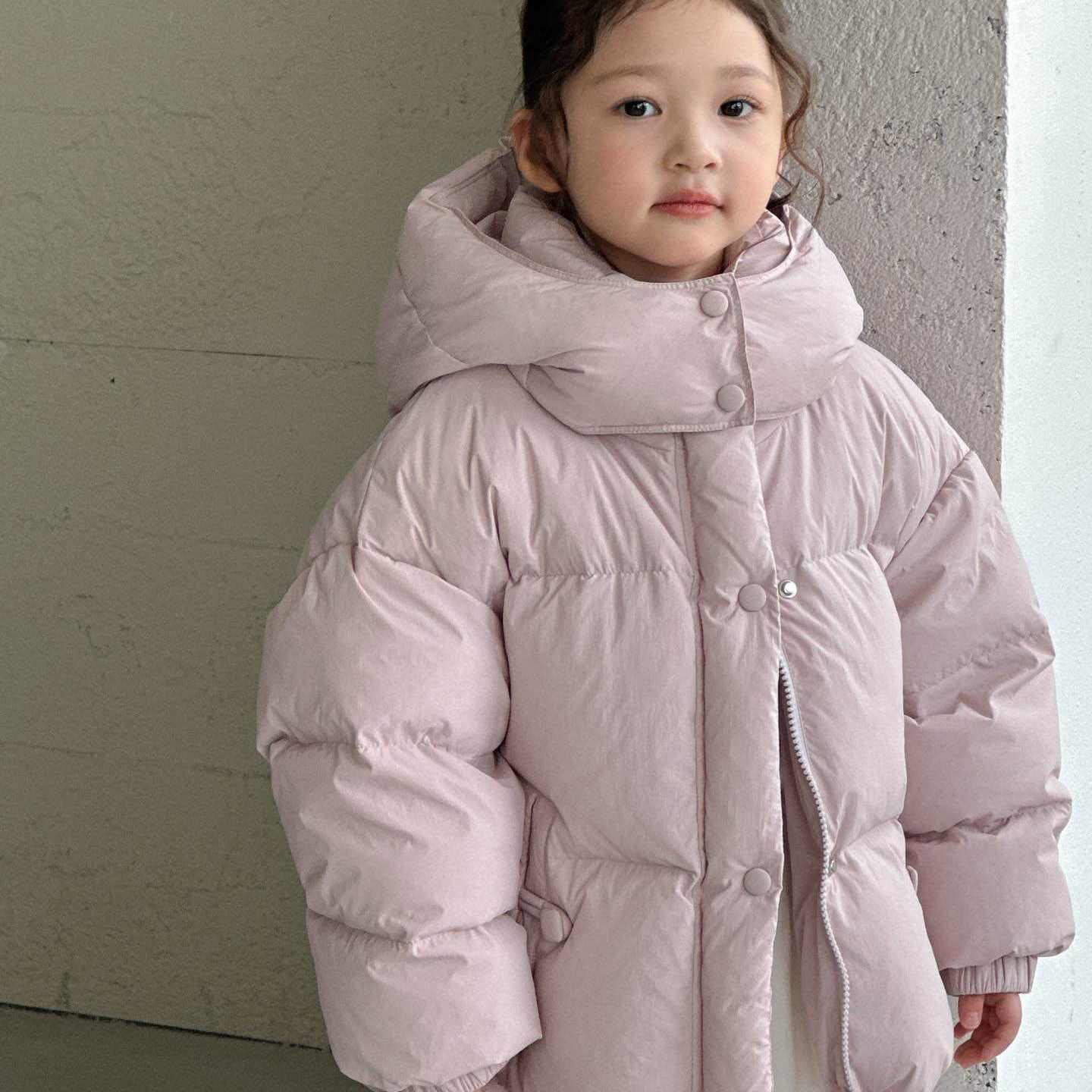 童伢~现货~25年新款国标90白鸭绒羽绒服