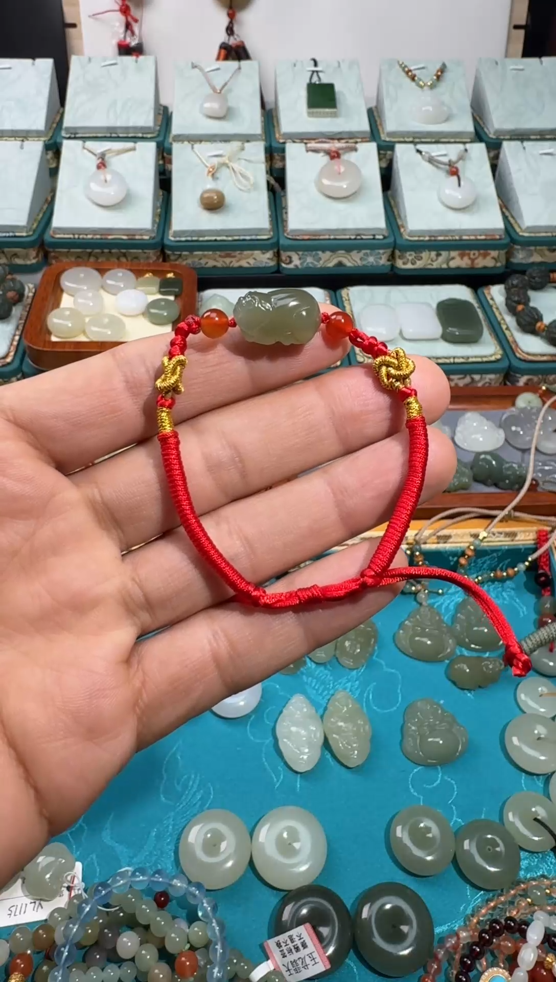 【闪购商品】和田玉手链未镶嵌貔貅手链