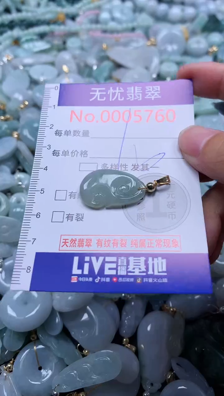 翡翠未镶嵌吊坠(不含链)5760