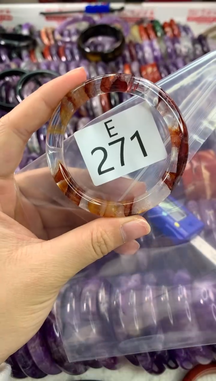 【闪购商品】水晶水晶手镯E未镶嵌271-52+