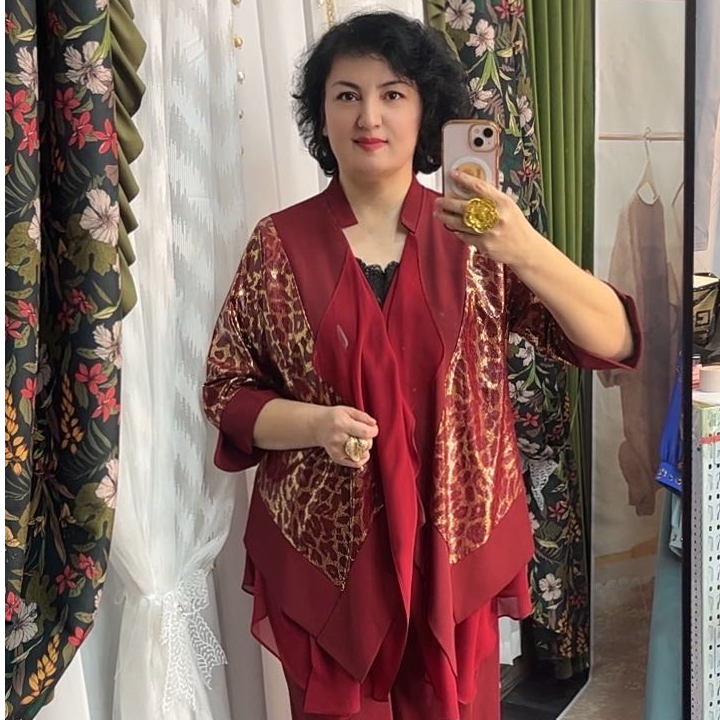 2025新款豹纹套装女装夏季百搭时尚洋气拼接