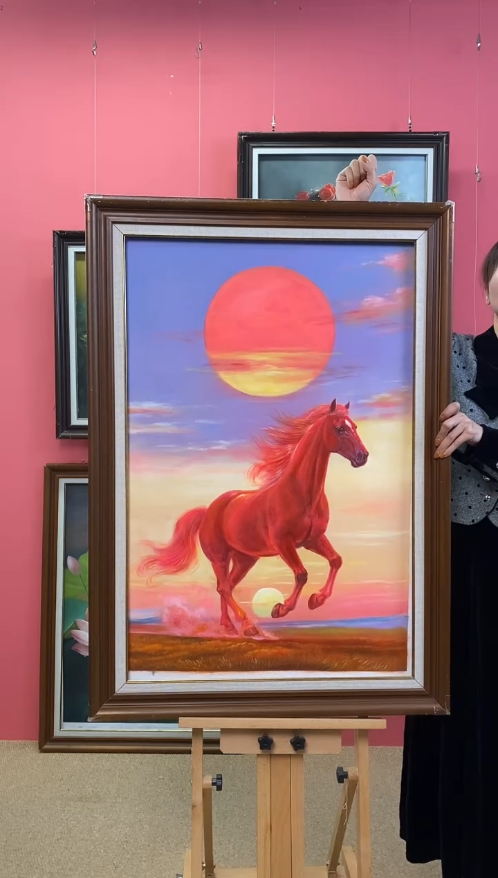 油画苏***室 尺寸60*90画芯（不含框）