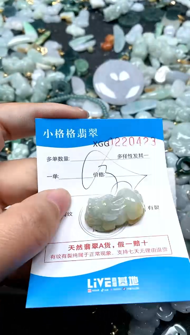 【闪购商品】翡翠颈饰未镶嵌闪购商品0220423