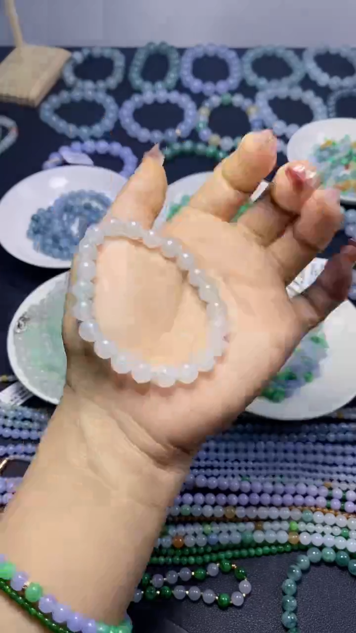 【闪购商品】翡翠散珠天然翡翠A货