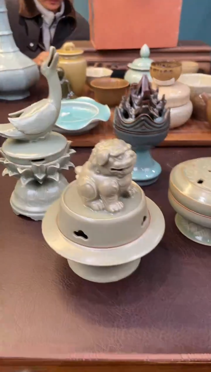 李*清龙窑柴烧窑宝狮熏炉