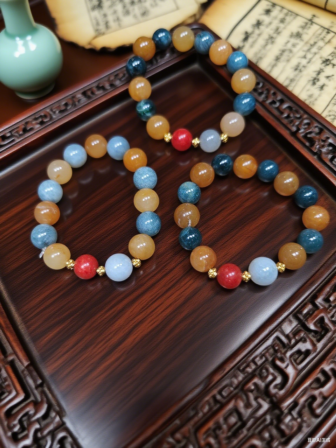 天然A货翡翠 手串GS888105（多样性发其一）