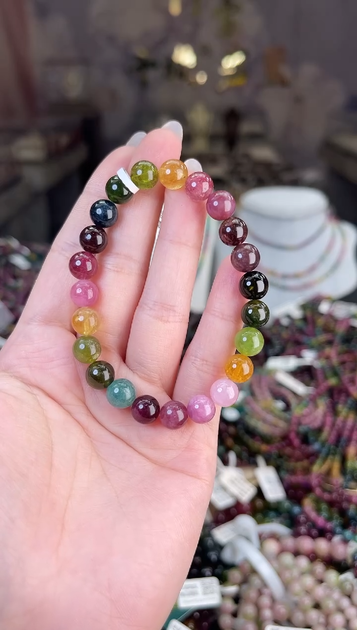 【闪购商品】碧玺/未镶嵌8mm+碧玺单圈多样性发货